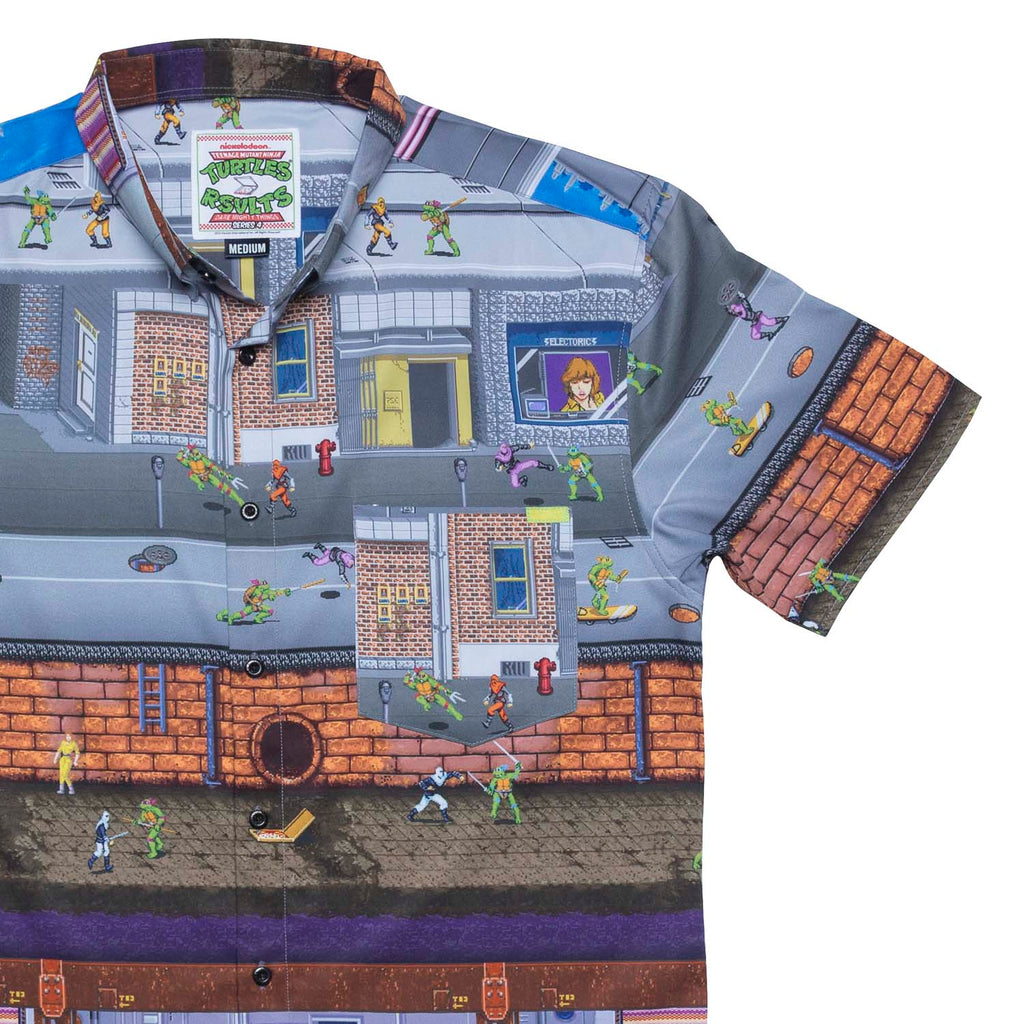 RSVLTS Button Mashers KUNUFLEX Short Sleeve Shirt — front view
