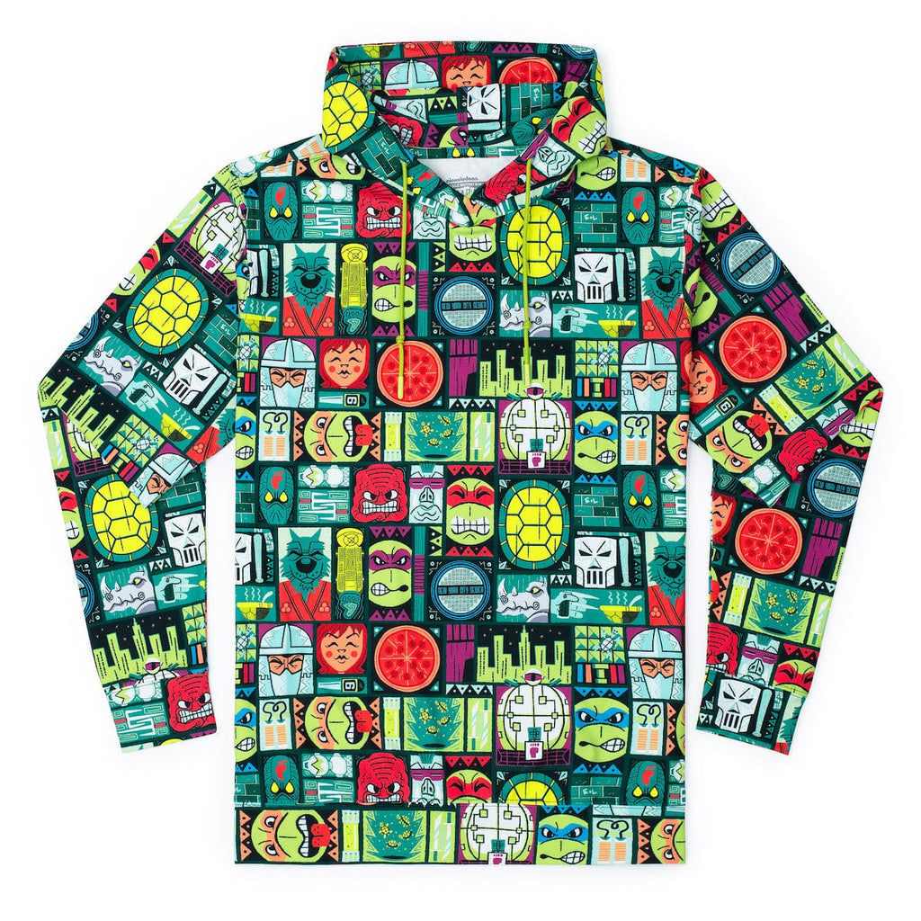 RSVLTS Tiki Turtles 2.0 Performance Hoodie — front view