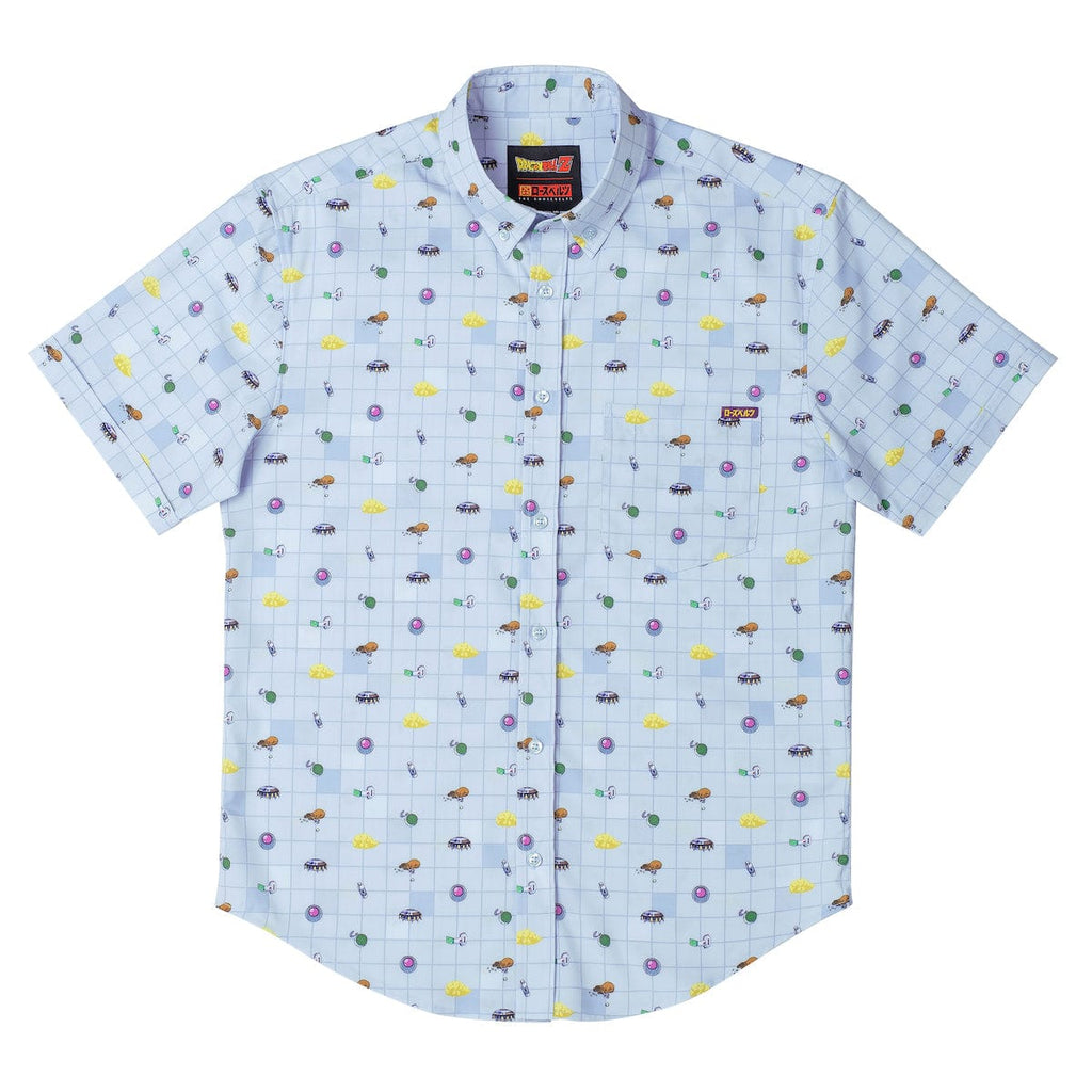 RSVLTS Gear & Grid KUNUFLEX Short Sleeve Shirt in Blue — detail 10