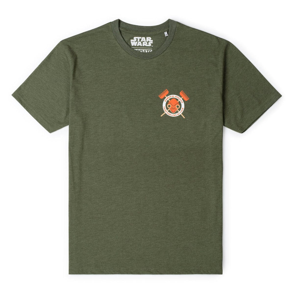 RSVLTS Take Evasive Action Crewneck Tee in Green — detail 3