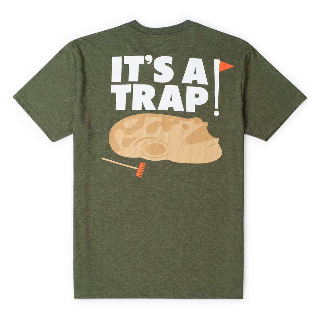 RSVLTS Take Evasive Action Crewneck Tee in Green — detail 5