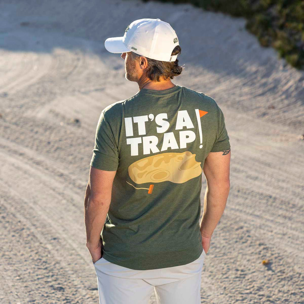 RSVLTS Take Evasive Action Crewneck Tee in Green — detail 2