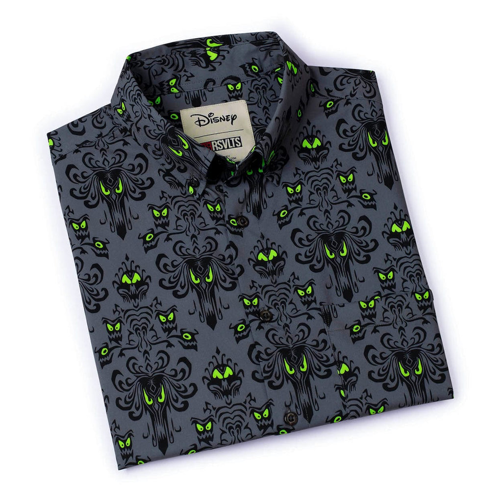 RSVLTS Wall Creeps KUNUFLEX Short Sleeve Shirt in Gray — detail 10