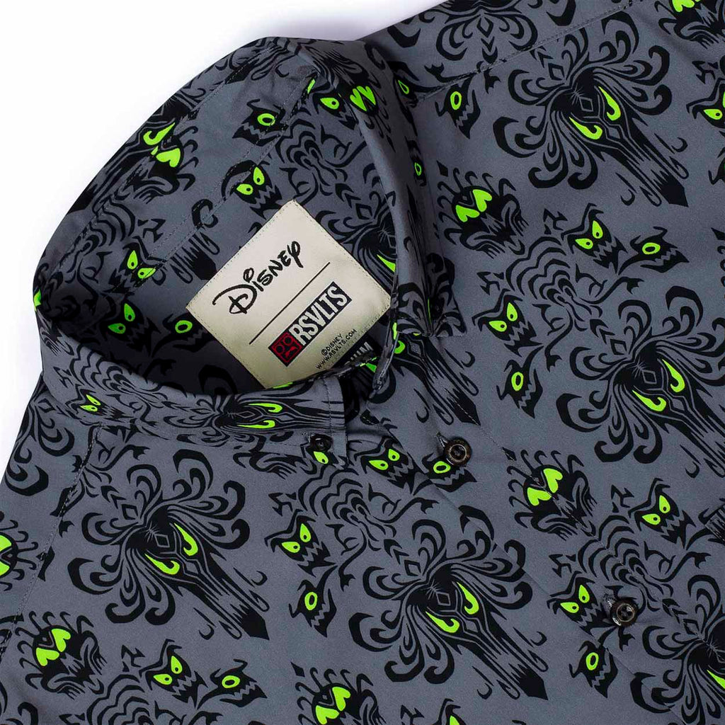 RSVLTS Wall Creeps KUNUFLEX Short Sleeve Shirt in Gray — detail 7