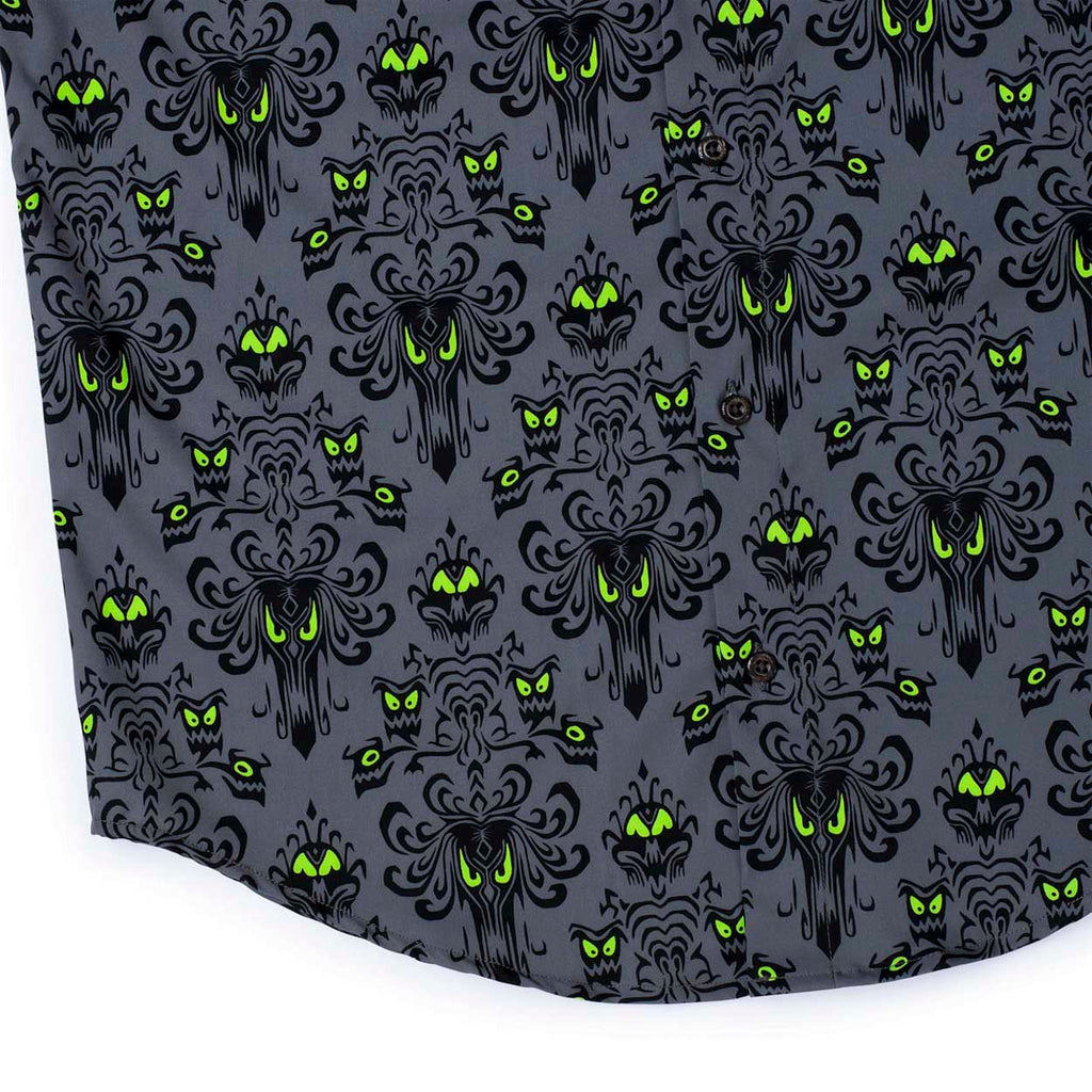 RSVLTS Wall Creeps KUNUFLEX Short Sleeve Shirt in Gray — detail 9