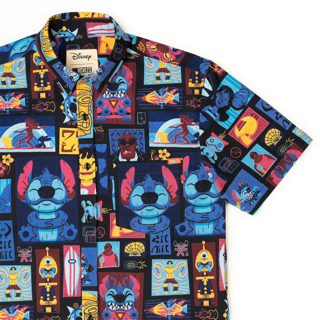 RSVLTS Tiki-terrestrial KUNUFLEX Short Sleeve Shirt — front view