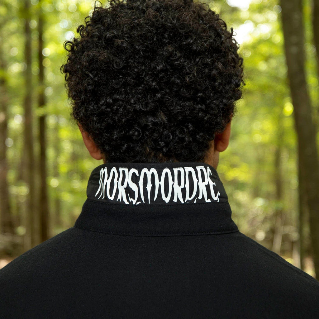 RSVLTS The Dark Mark BorlandFlex Long Sleeve Flannel in Black — detail 6