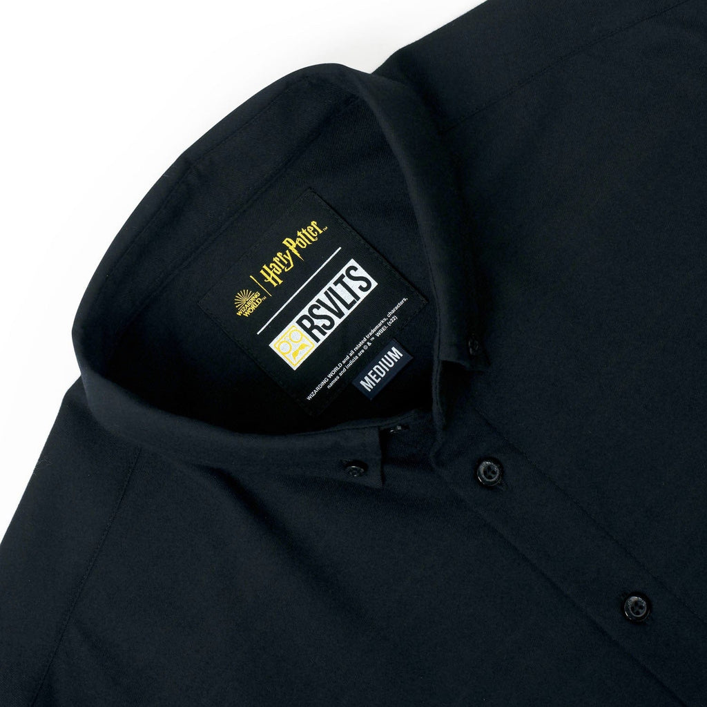 RSVLTS The Dark Mark BorlandFlex Long Sleeve Flannel in Black — detail 2