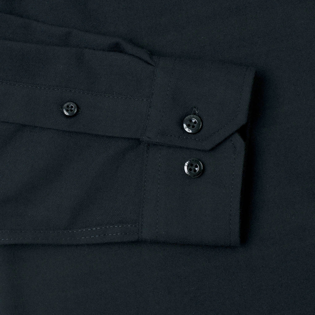 RSVLTS The Dark Mark BorlandFlex Long Sleeve Flannel in Black — detail 8
