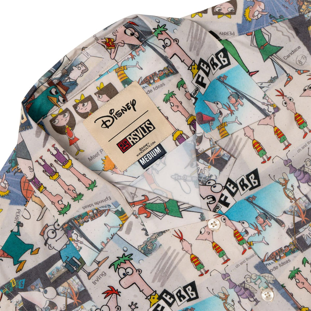 RSVLTS Tri-State Sketches Women's KUNUFLEX Short Sleeve Shirt in Multicolor — detail 10