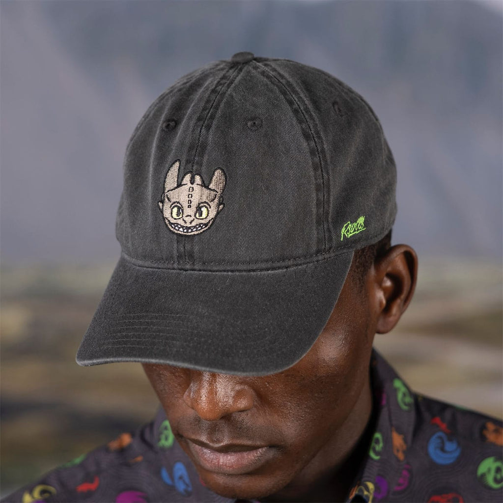 RSVLTS Toothless Dad Hat in Black — detail 3