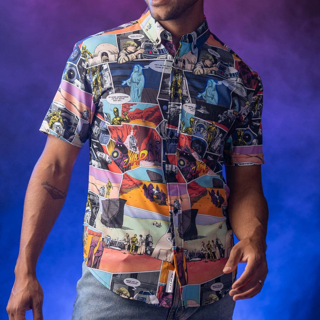 RSVLTS A Droid Story KUNUFLEX Short Sleeve Shirt in Multicolor — detail 6