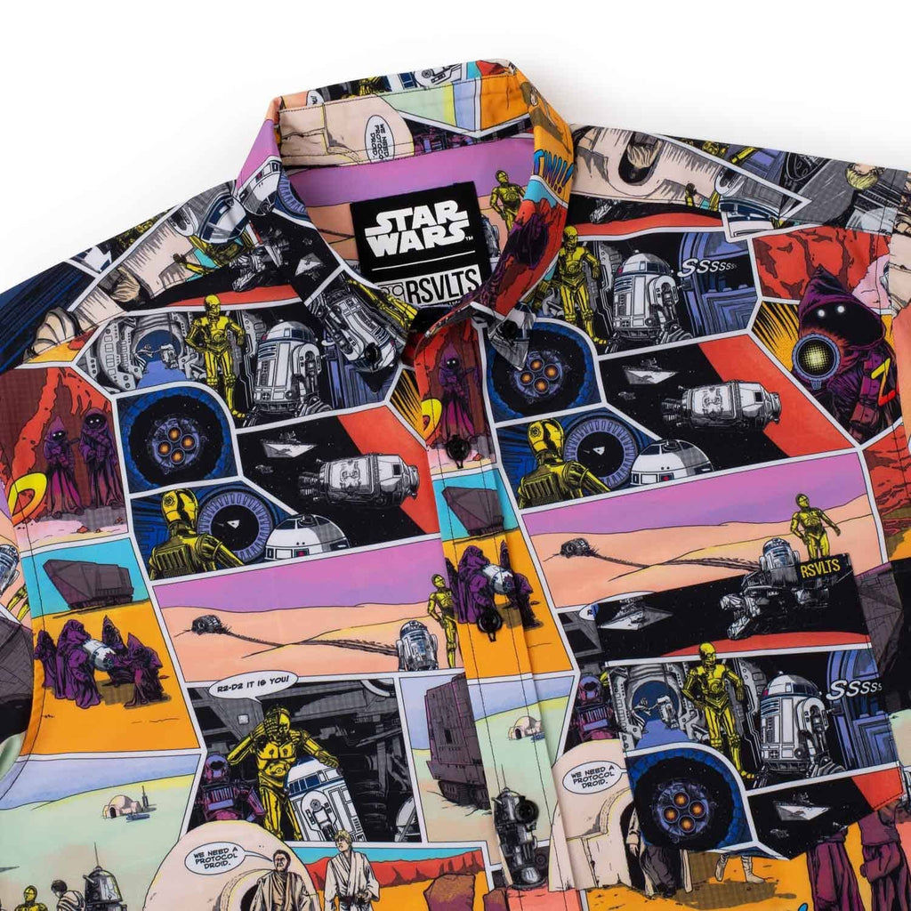 RSVLTS A Droid Story KUNUFLEX Short Sleeve Shirt in Multicolor — detail 16