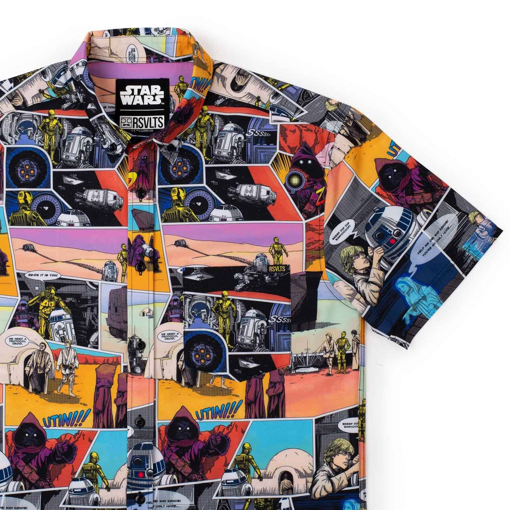 RSVLTS A Droid Story KUNUFLEX Short Sleeve Shirt in Multicolor — front view