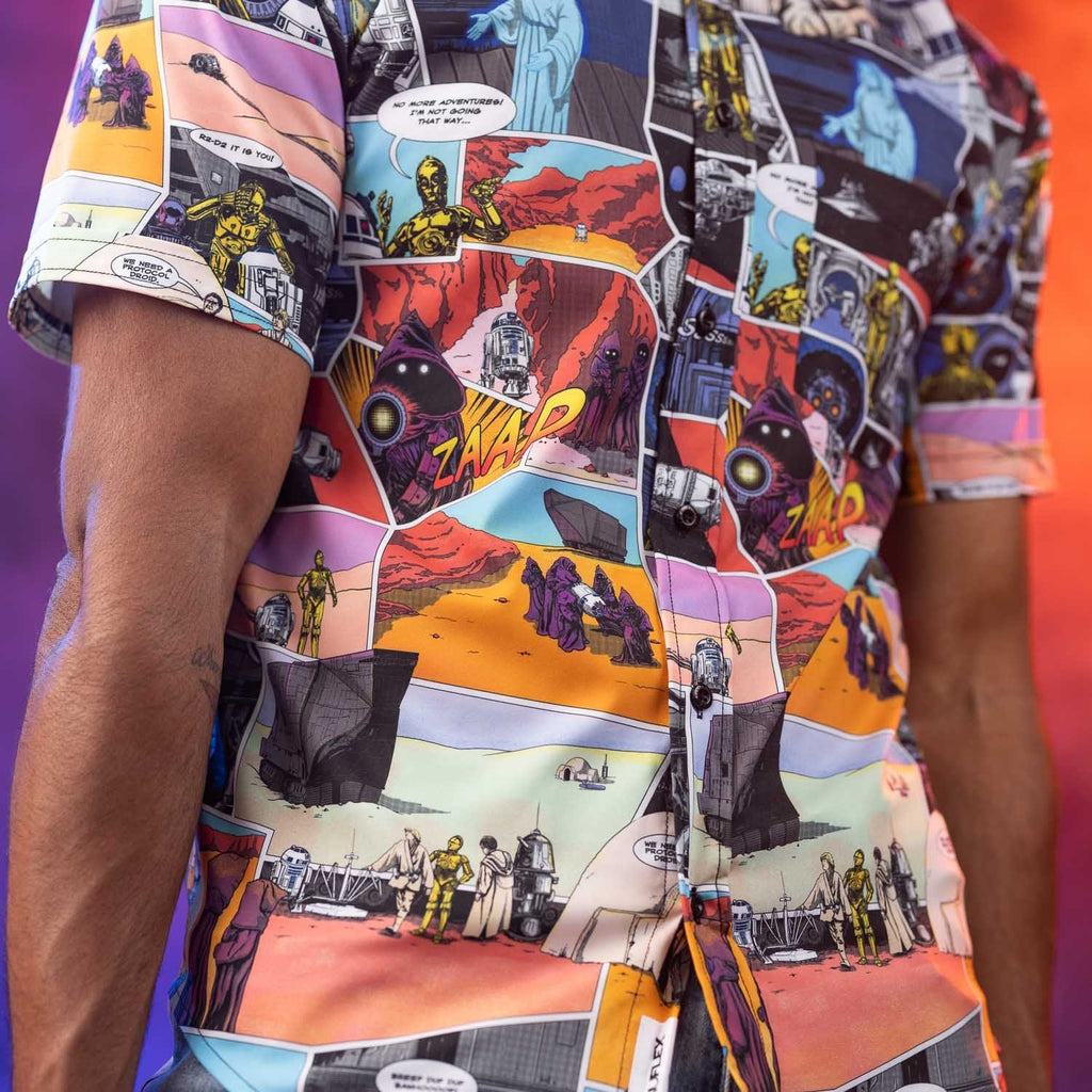 RSVLTS A Droid Story KUNUFLEX Short Sleeve Shirt in Multicolor — detail 15