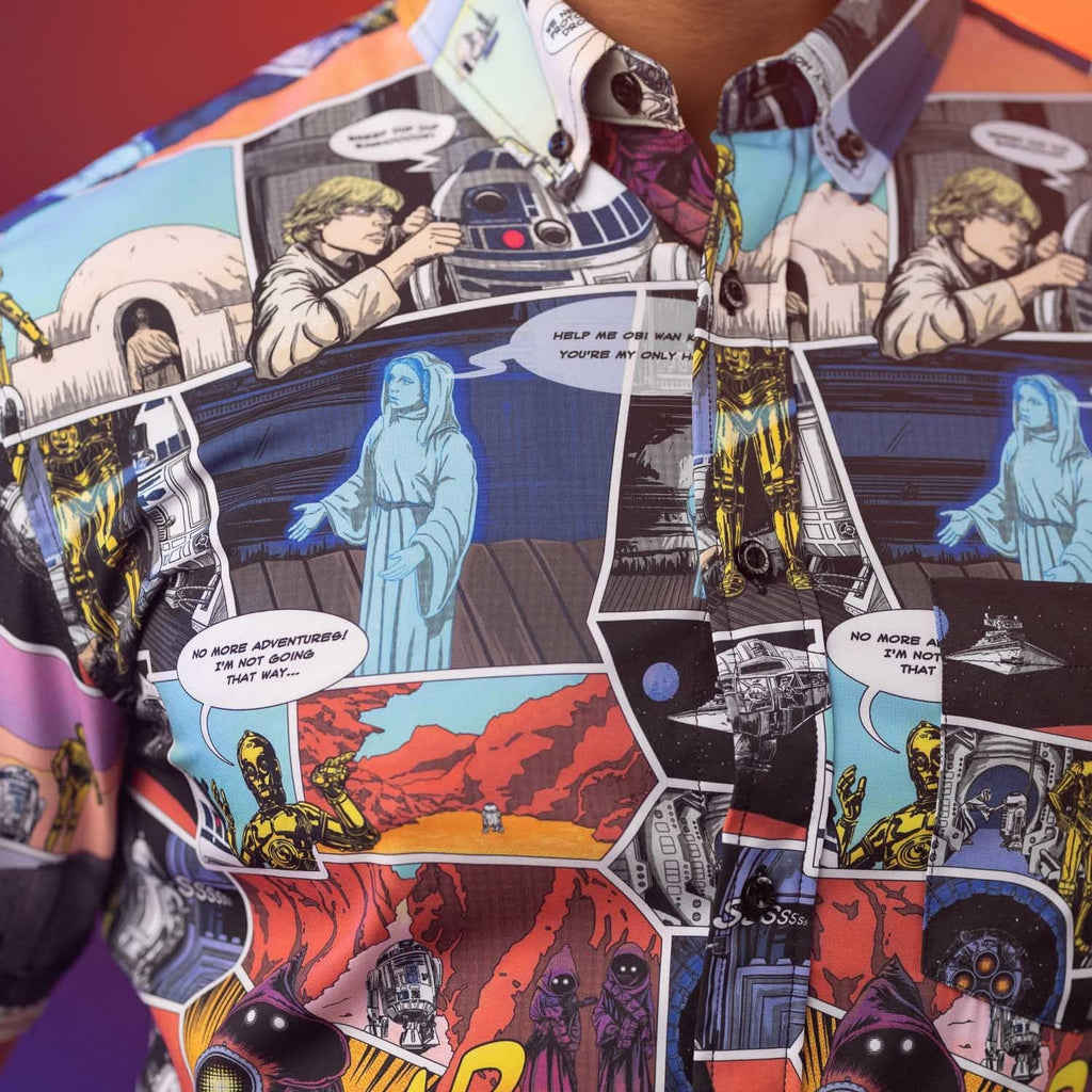 RSVLTS A Droid Story KUNUFLEX Short Sleeve Shirt in Multicolor — detail 12