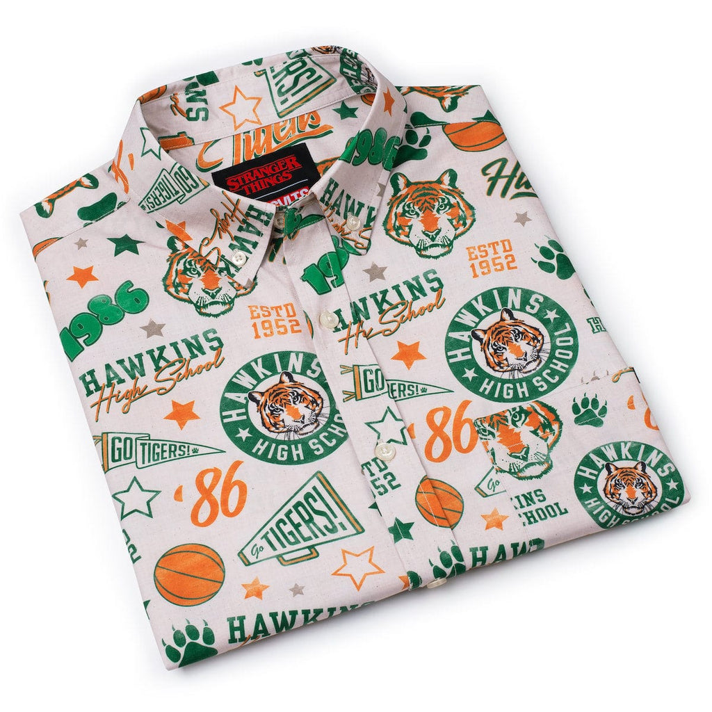 RSVLTS Go Tigers! KUNUFLEX Short Sleeve Shirt in Green — detail 9