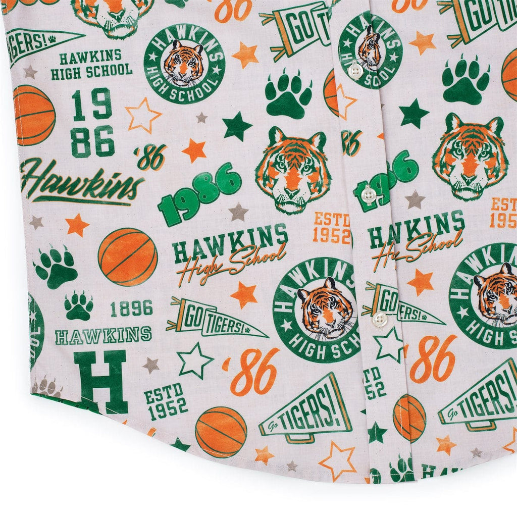 RSVLTS Go Tigers! KUNUFLEX Short Sleeve Shirt in Green — detail 8