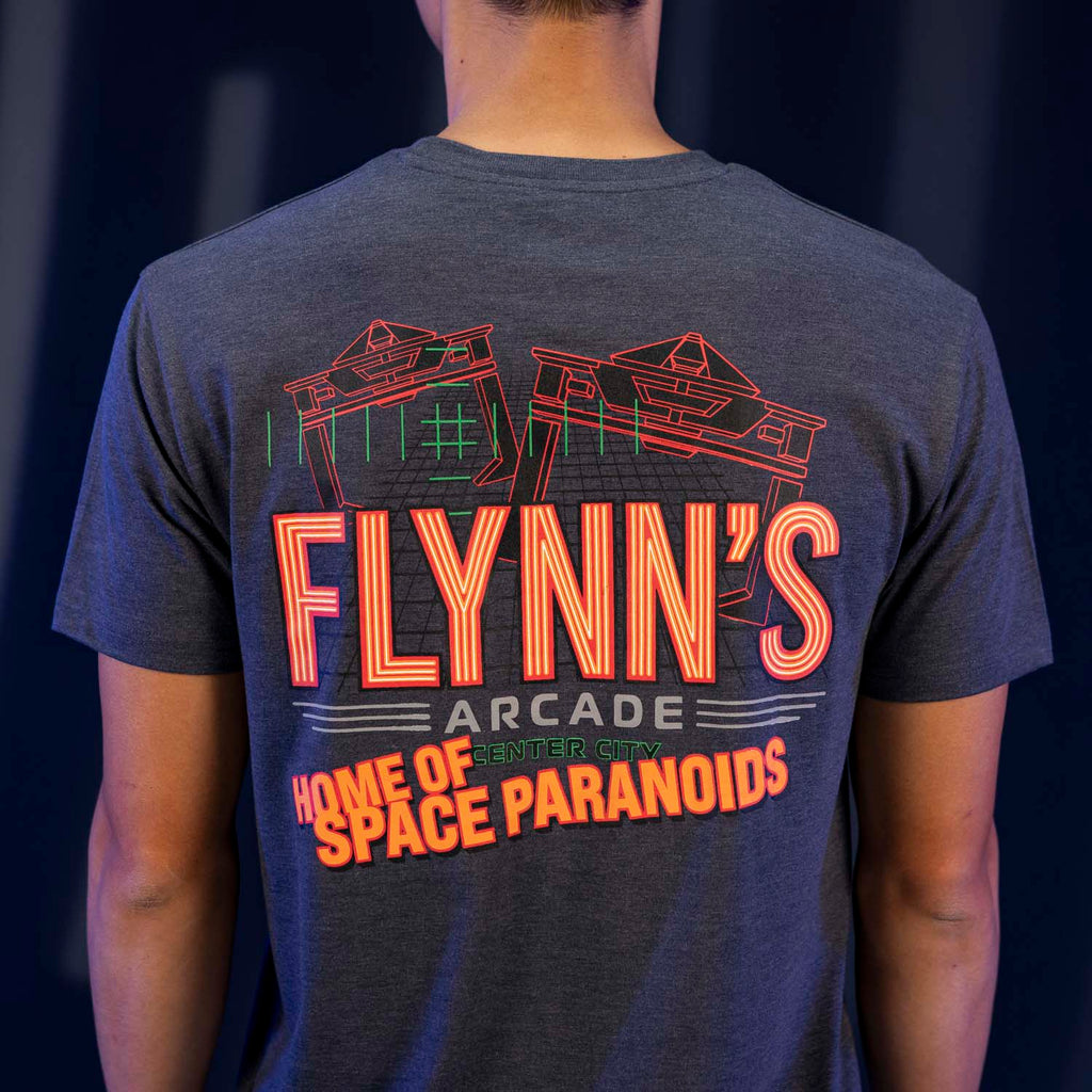 RSVLTS Flynn’s Arcade Crewneck Tee in Gray — detail 5