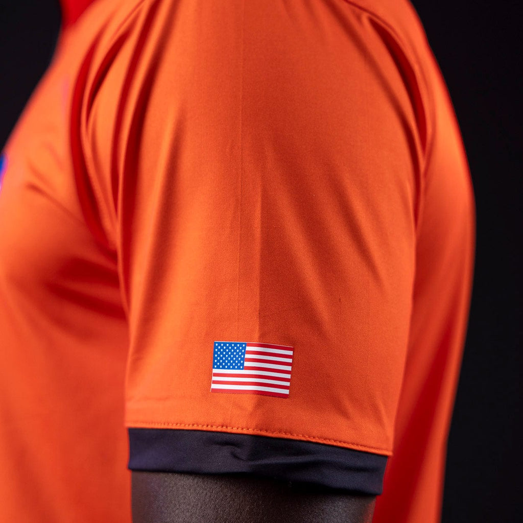 RSVLTS Tangy Tee Time All-Day Polo in Orange — detail 5