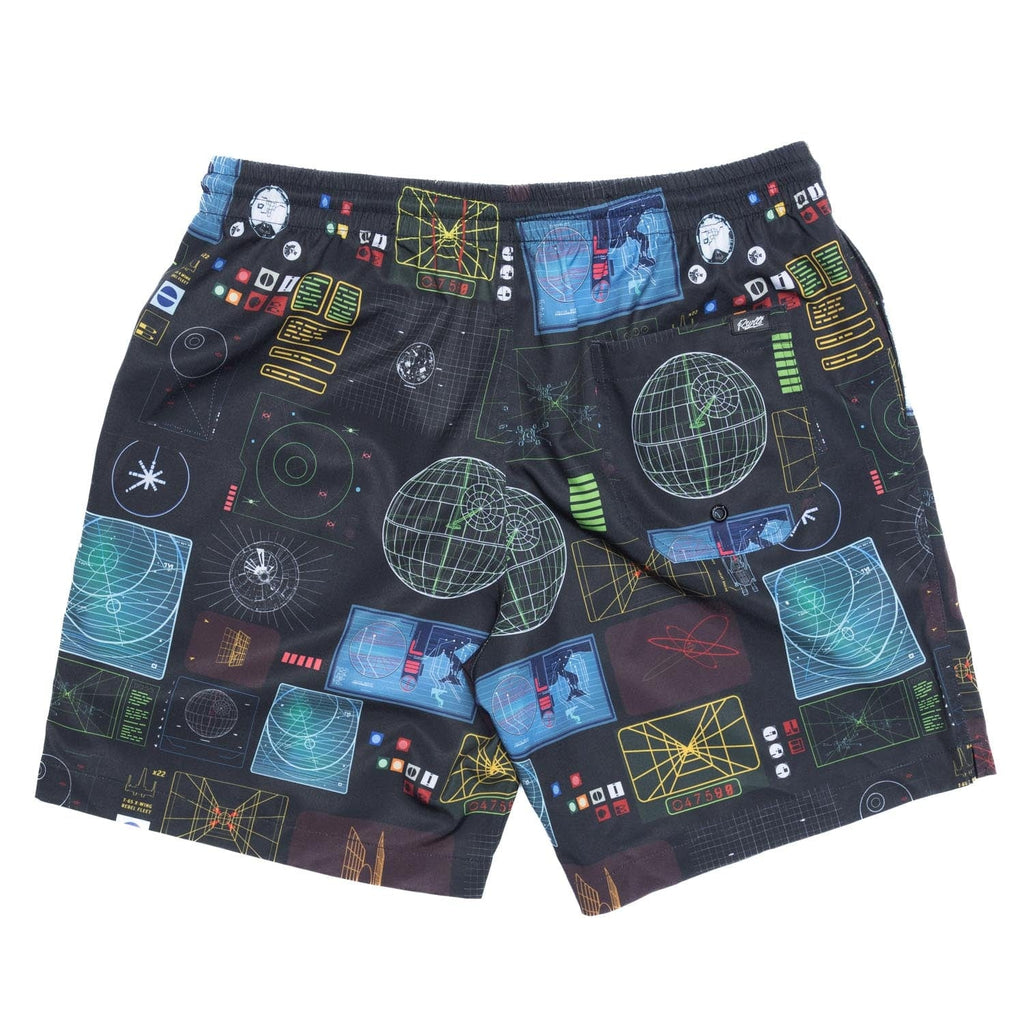 RSVLTS Battle of Yavin Hybrid Shorts in Black — detail 4