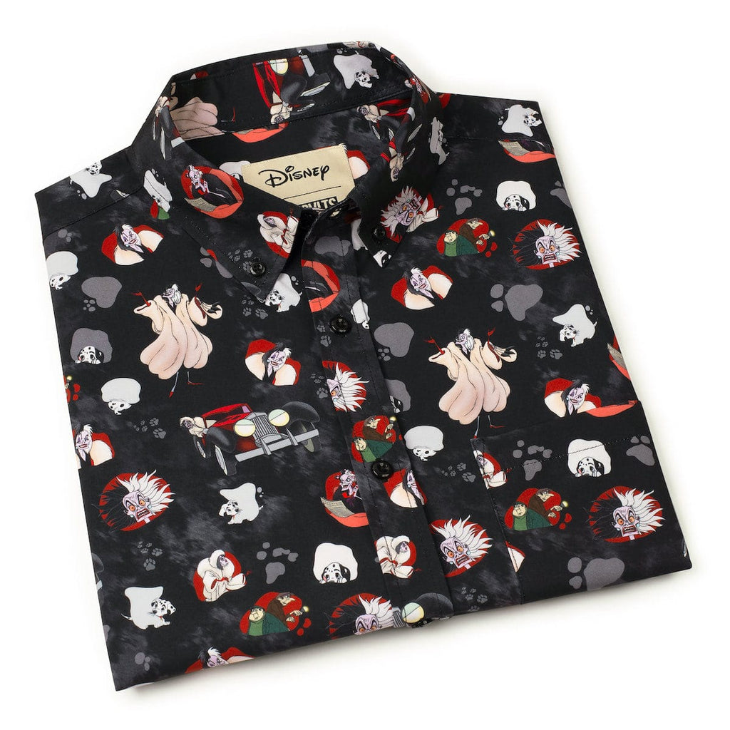 RSVLTS Perfectly Wretched KUNUFLEX Short Sleeve Shirt in Black — detail 10