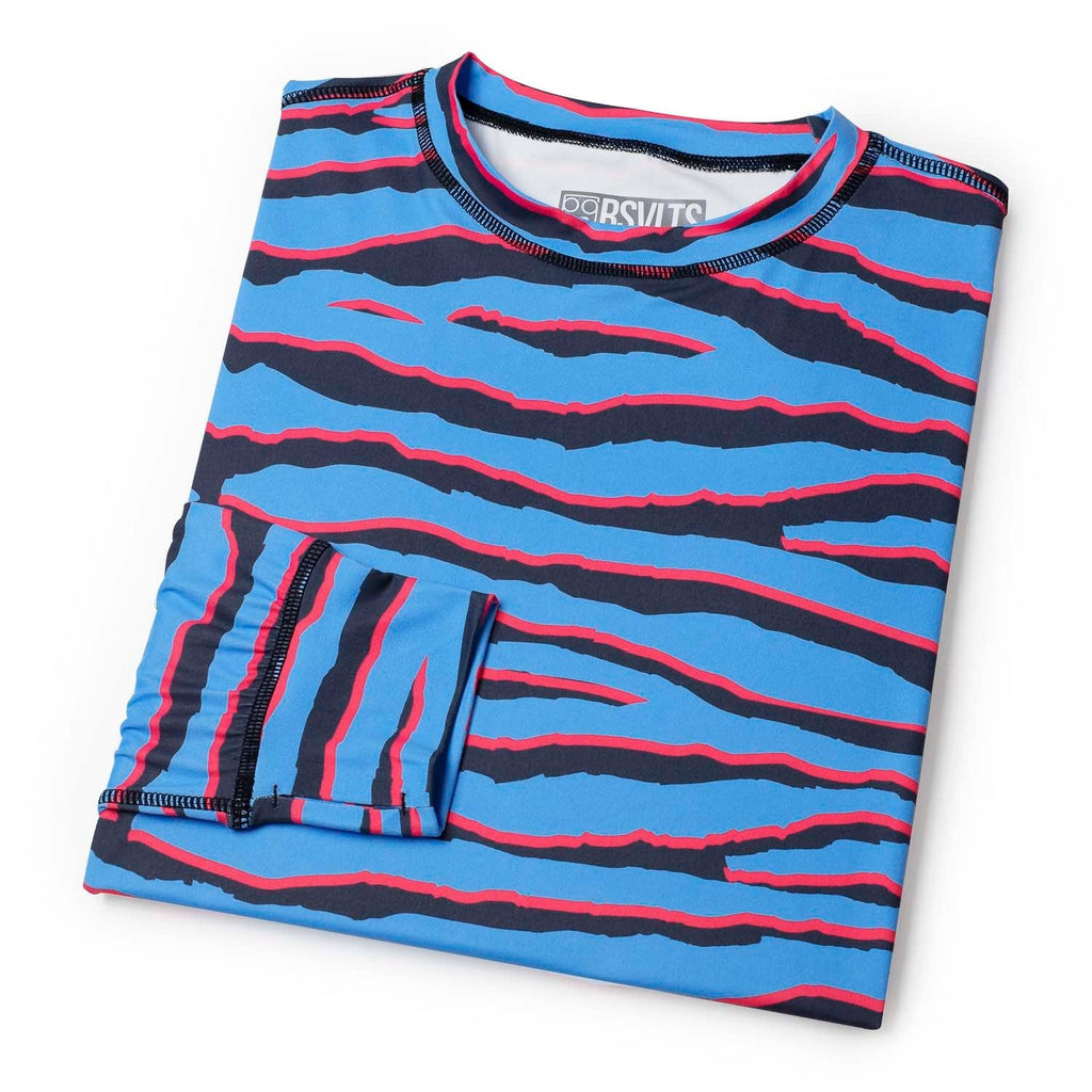RSVLTS Wild America Crewneck Tee in Blue — detail 7