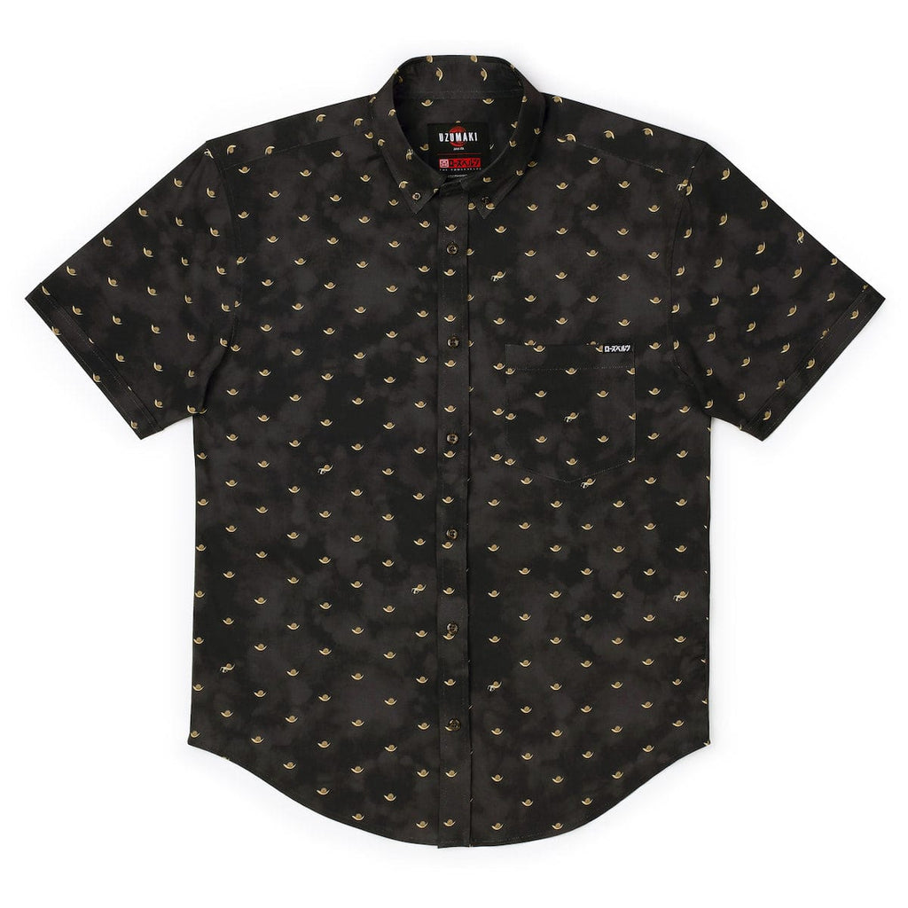 RSVLTS It’s Tsumura! KUNUFLEX Short Sleeve Shirt in Black — detail 5