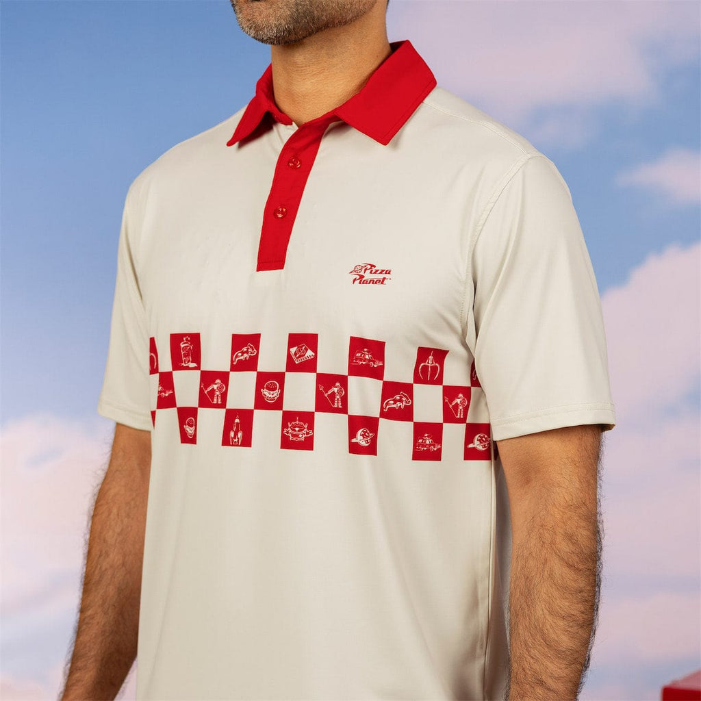 RSVLTS Serving Your Local Star Cluster All-Day Polo in Neutral — detail 4