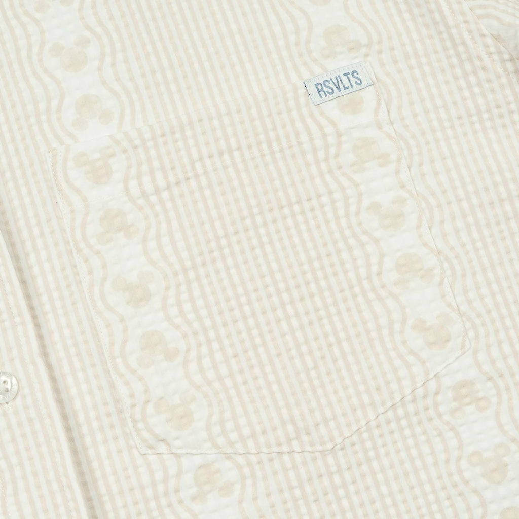 RSVLTS Boardwalk Mickeys Stretch Seersucker Short Sleeve Shirt — detail 7