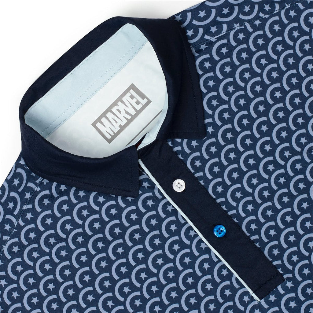 RSVLTS Virtually Indestructible All-Day Polo in Blue — detail 5
