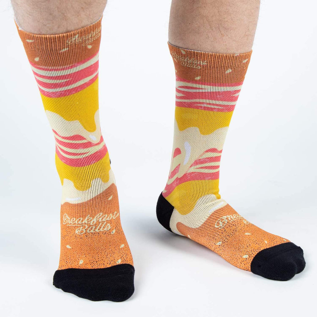 RSVLTS BEC Crew Socks in Brown — detail 3