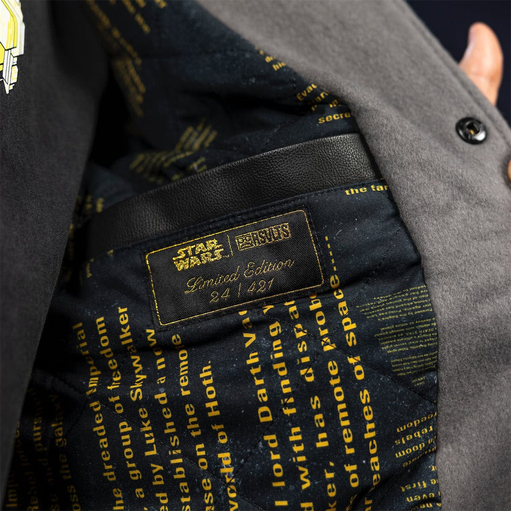 RSVLTS A Long Time Ago.... Limited-Edition Varsity Jacket in Black — detail 8