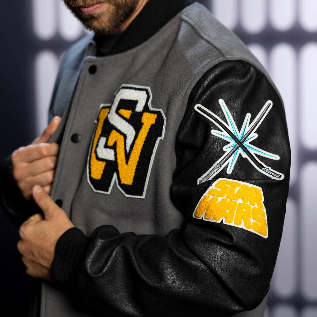 RSVLTS A Long Time Ago.... Limited-Edition Varsity Jacket in Black — detail 9
