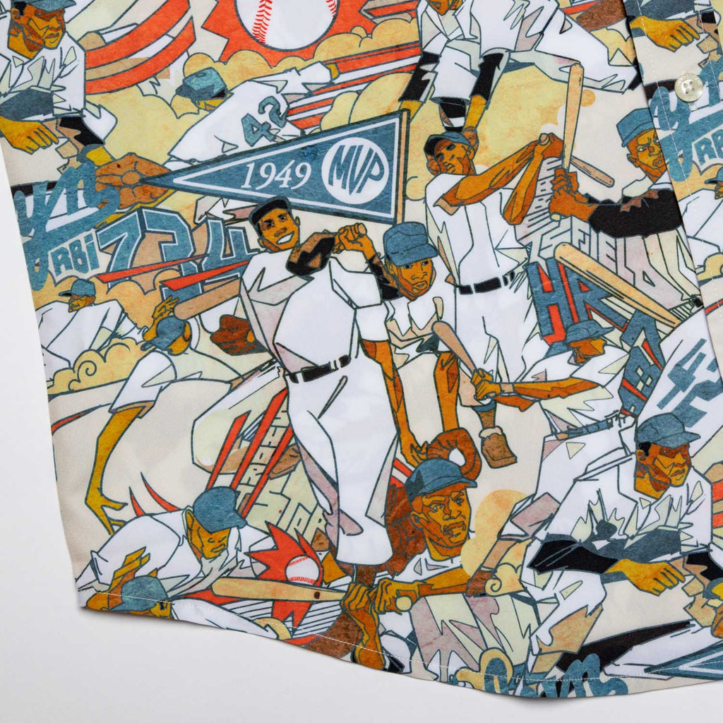 RSVLTS Hate To Lose KUNUFLEX Short Sleeve Shirt in Multicolor — detail 4
