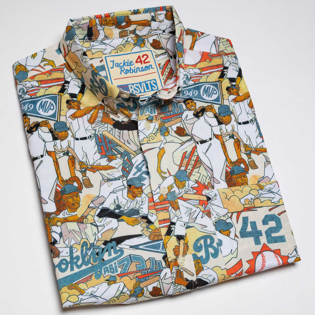 RSVLTS Hate To Lose KUNUFLEX Short Sleeve Shirt in Multicolor — detail 9
