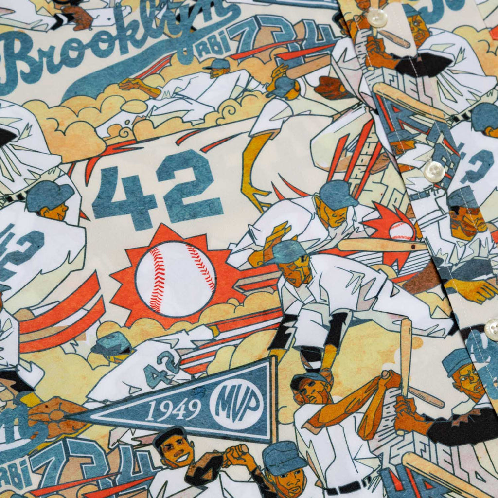 RSVLTS Hate To Lose KUNUFLEX Short Sleeve Shirt in Multicolor — detail 6