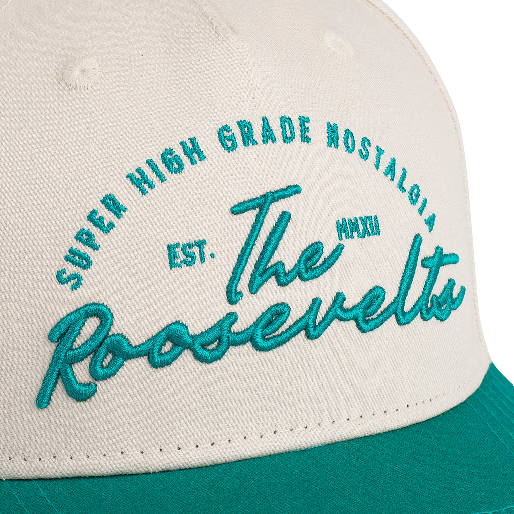 RSVLTS Super High Grade Nostalgia (Teal) 5-Panel Hat in Green — detail 6