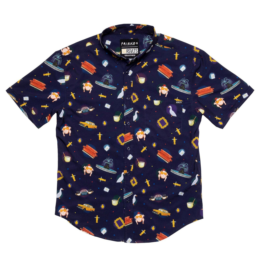 RSVLTS The One With Everything KUNUFLEX Short Sleeve Shirt in Purple — detail 2