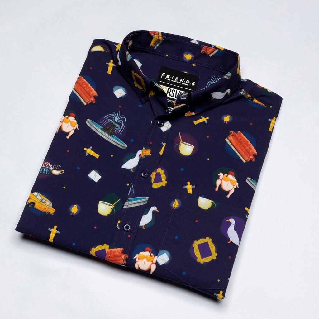 RSVLTS The One With Everything KUNUFLEX Short Sleeve Shirt in Purple — detail 7