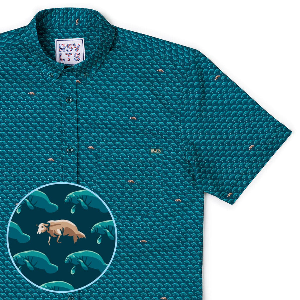 RSVLTS Wee Cows KUNUFLEX Short Sleeve Shirt — front view