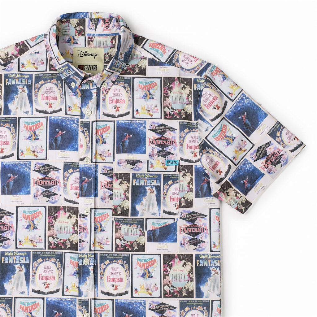 RSVLTS Beauty, Delight & Excitement! KUNUFLEX Short Sleeve Shirt in Multicolor — front view