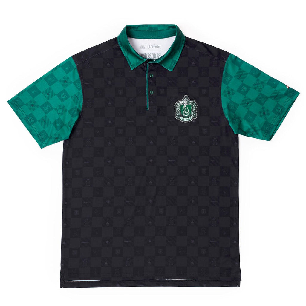 RSVLTS Slytherin All-Day Polo in Green — front view