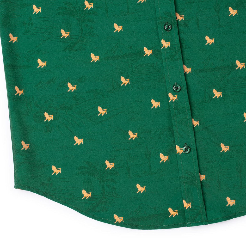 RSVLTS Lil 'Rondacks KUNUFLEX Short Sleeve Shirt in Green — detail 5