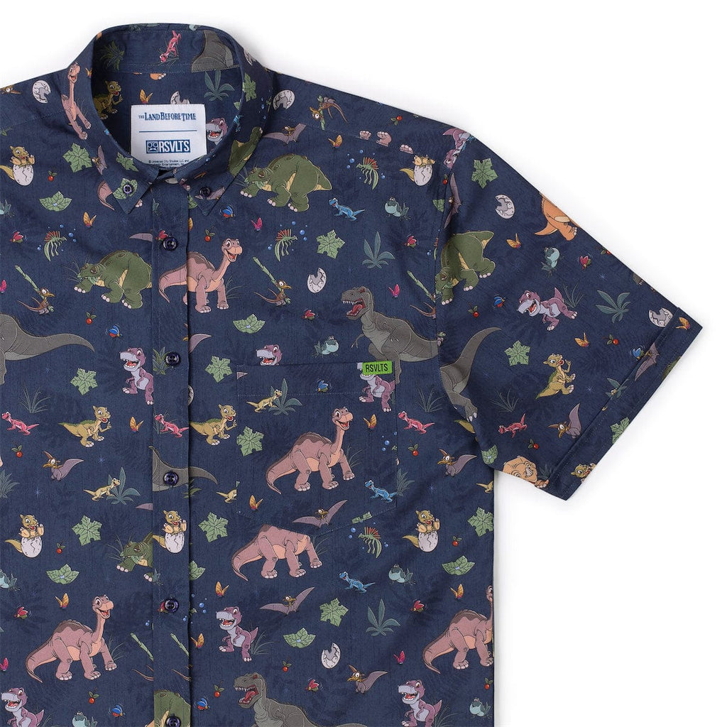 RSVLTS Prehistoric Pals KUNUFLEX Short Sleeve Shirt — front view