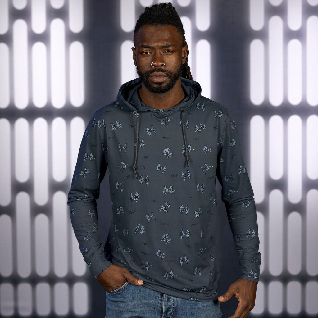 RSVLTS Pew Pew Performance Hoodie in Gray — detail 3