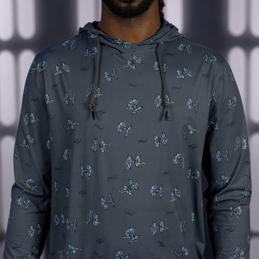 RSVLTS Pew Pew Performance Hoodie in Gray — detail 5
