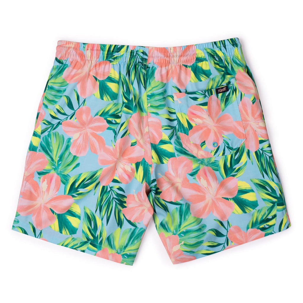 RSVLTS Island Time Hybrid Shorts in Blue — detail 7