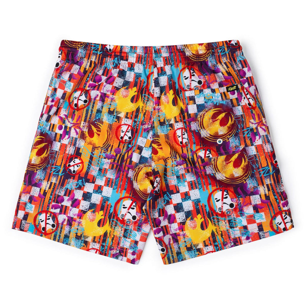 RSVLTS Sabine Wuz Here Hybrid Shorts in Multicolor — detail 12
