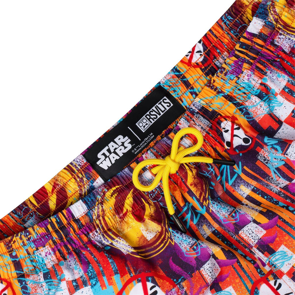 RSVLTS Sabine Wuz Here Hybrid Shorts in Multicolor — detail 10